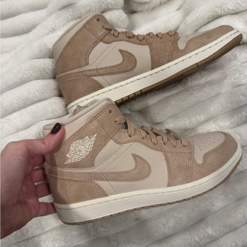 Jordan Women's Beige High-Top Sneakers